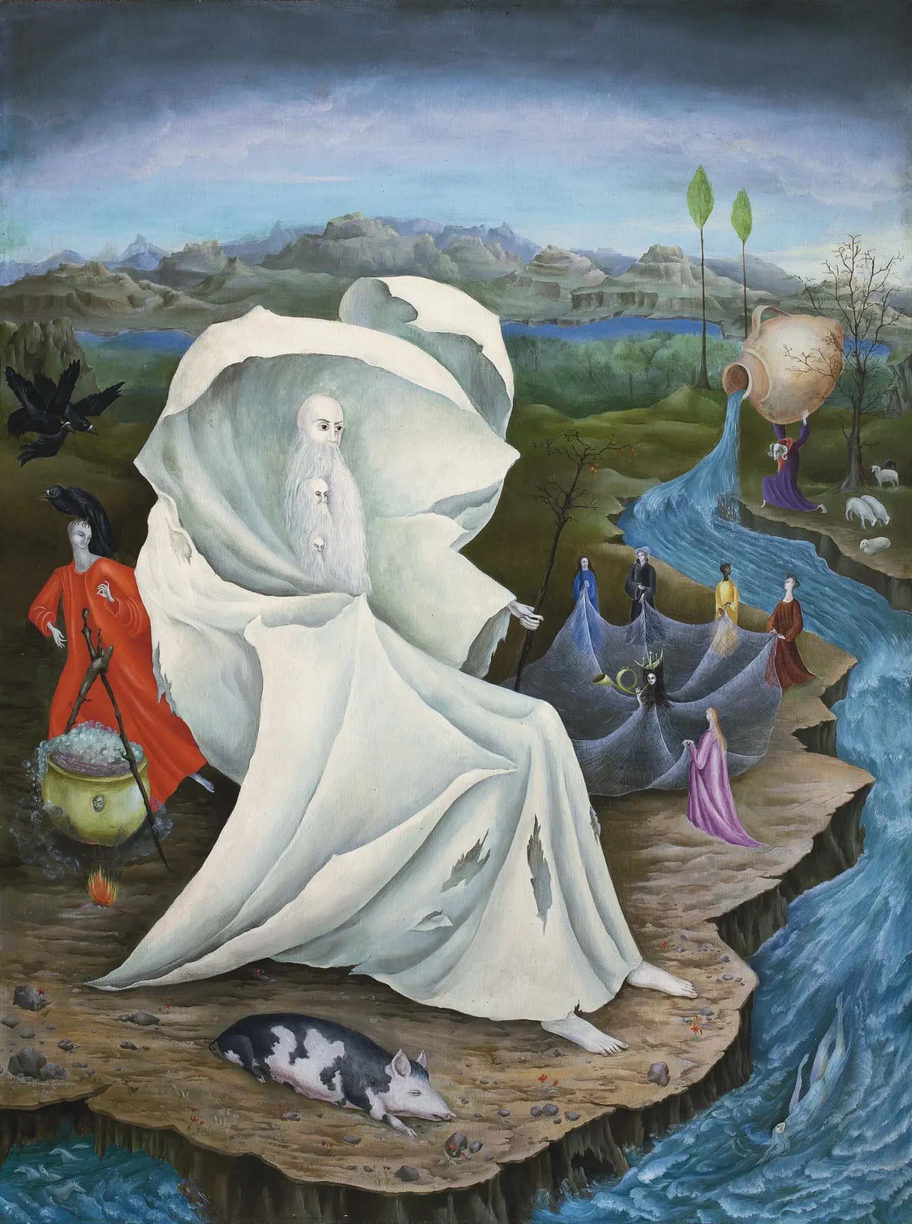 La_tentation-de-St-Antoine_Leonora_Carrington_1945_mobile